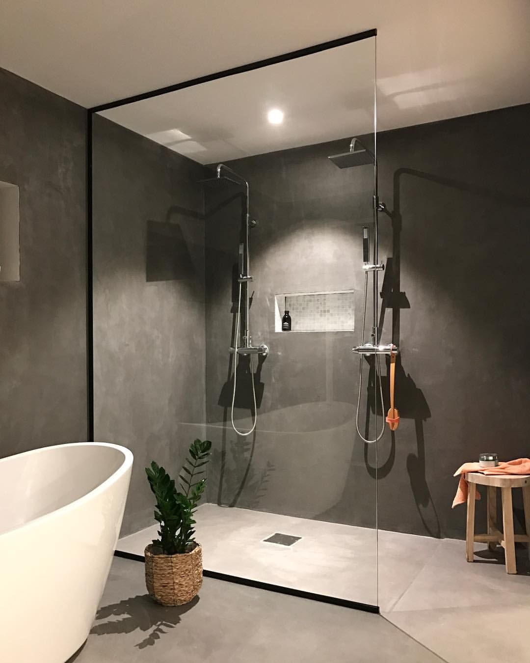 фото современных ванных комнат с душевой