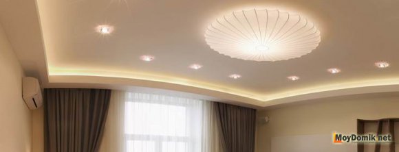 2Х уровневый потолок из гипсокартона фото – Двухуровневые потолки из гипсокартона своими руками, монтаж 2х уровневой конструкции: инструкция, фото и видео-уроки