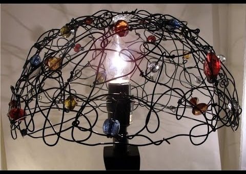 Абажур из проволоки