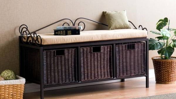 Банкетка своими руками в прихожую фото – банкетки-пуфы с сиденьем и со спинкой, кованые узкие модели с ящиком и полками для хранения, банкетки-диванчики