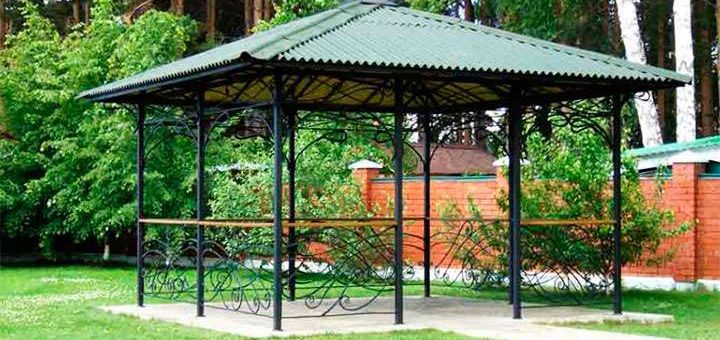 Беседки железные фото – из профтрубы, алюминиевого профиля, кованных, фото примеры, а также выбор проекта и расчет садовой металлической беседки