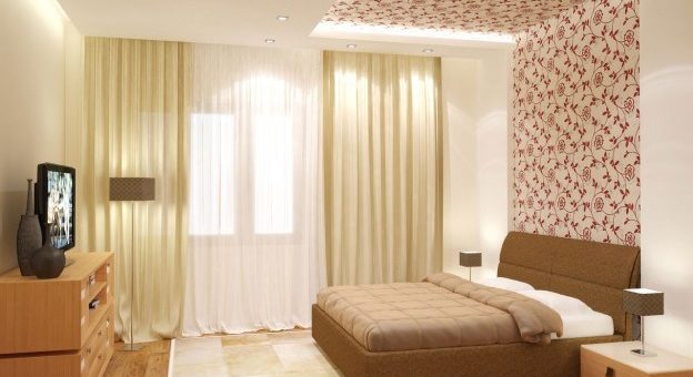 Бумажные обои для спальни – Дизайн обоев для спальни — 46 фото, примеры комбинированных обоев, для маленьких и больших комнат, цены