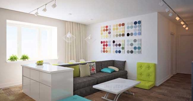 Бюджетный вариант кухня гостиная – Скандинавский стиль гостиной кухни. Бюджетный вариант дизайна интерьера гостиной кухни фото