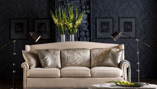 Черные обои на стены