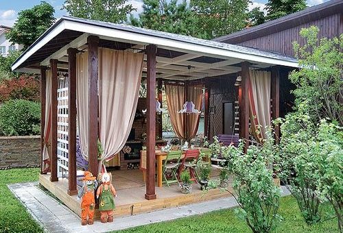 Дачные постройки своими руками из подручных материалов