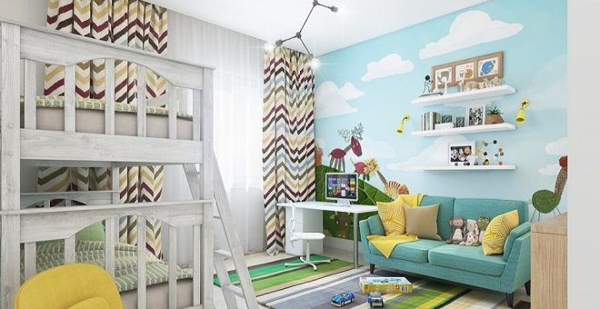 Декор детская комната – Декор детской комнаты для девочек и для мальчиков. Декор стен, окна, мебели в детской
