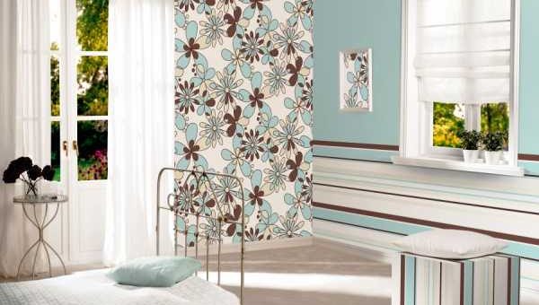 Декор стен комбинирование обоями фото – комбинированными, стеклообоями, двух цветов, можно ли клеить декоративный камень на обойное покрытие, на фанеру, как обклеить арку