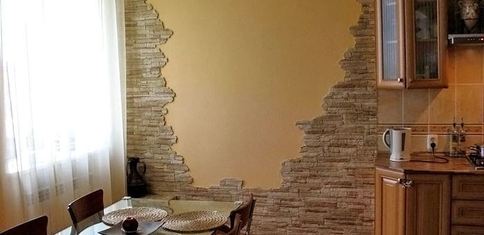 Декор стены камнем – Отделка стен декоративным камнем своими руками (фото) декор стен камнем