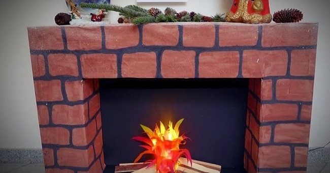 Декоративный камин фальш камин – Камин из картонных коробок своими руками, мастер классы по строительству фальш-каминов