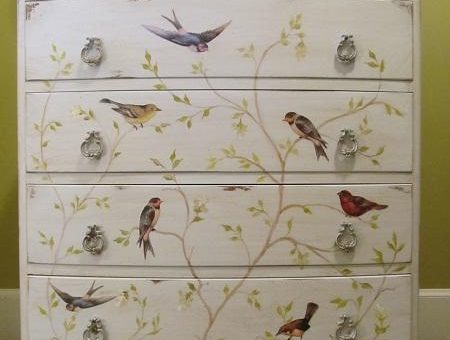 Декупаж комода фото – тумбочка своими руками, фото заготовок в домашних условиях, мини-комодик и старый трельяж