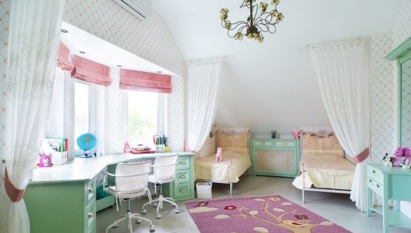 Детская комната для двух девочек дизайн фото – Дизайн детской комнаты для двух девочек разного возраста: особенности, зонирование, фото