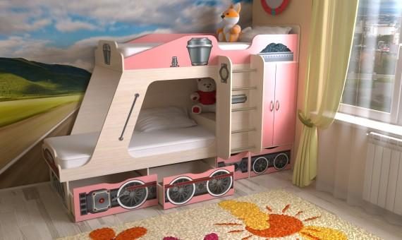 Детская кровать фото для мальчика – подростков, фото кровати-машинки, тахта и поезд, двухъярусный корабль, диваны интересные и необычные