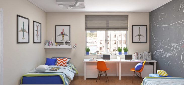 Детская спальня на двоих – Основные правила оформления детской комнаты для двоих детей. Мебель для двоих детей, советы, фото дизайна комнат для двоих
