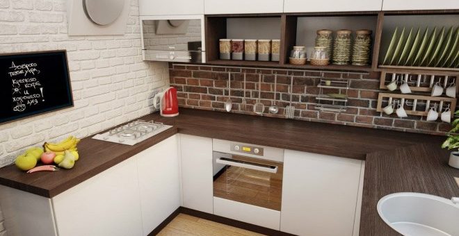 Дизайн маленькой проходной кухни – Дизайн маленькой кухни — современный интерьер в хрущевке, идеи с холодильником, балконом, барной стойкой