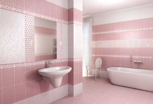 Дизайн укладки плитки в ванной комнате в фото