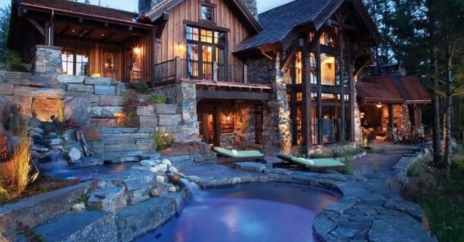 Дом из камня фото – Комбинированные дома из камня и дерева (51 фото): проекты, преимущества, особенности строительства