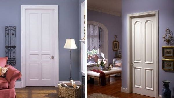 Двери межкомнатные в интерьере дома фото