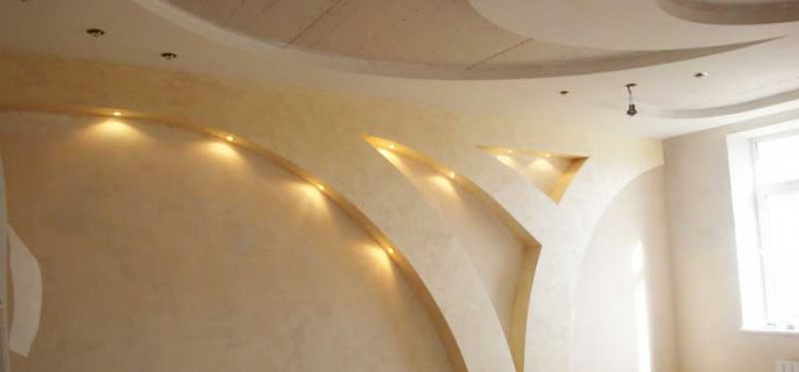 Фигура на стене из гипсокартона фото – Фигуры из гипсокартона: как сделать фигурные стены, перегородки своими руками, инструкция, фото, цена и -уроки