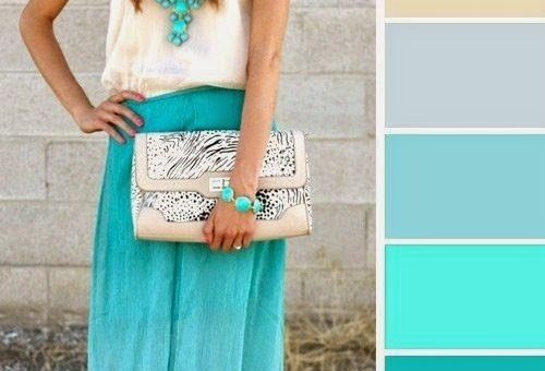 Фото бирюзовые цветы – Бирюзовый цвет в одежде. Модные сочетания цветов. Летний образ – Ярмарка Мастеров