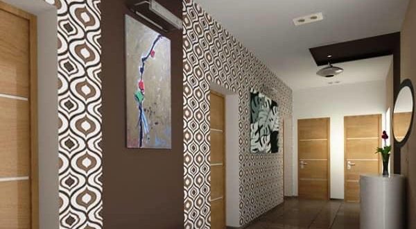 Фото комбинированные обои в коридоре – Обои для коридора комбинированные дизайн фото: комбинирование в прихожей, скомбинировать обои в квартире, идеи как поклеить двумя видами, видео