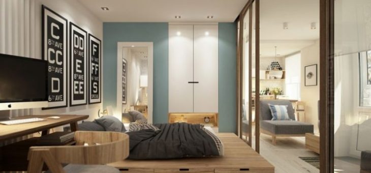 Фото комната в квартире – Спальня в однокомнатной квартире — 100 фото стильно и современного дизайна