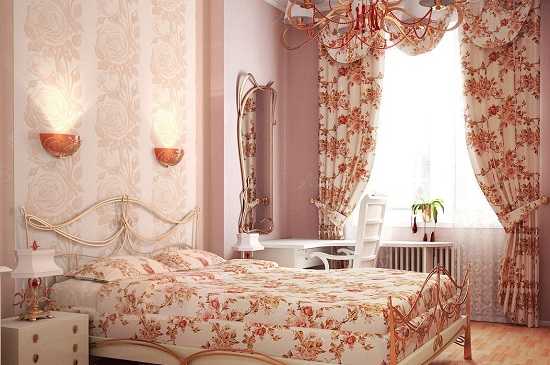 Дизайн японских штор для спальни