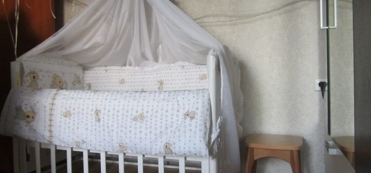 Фото кроваток для новорожденных с балдахином