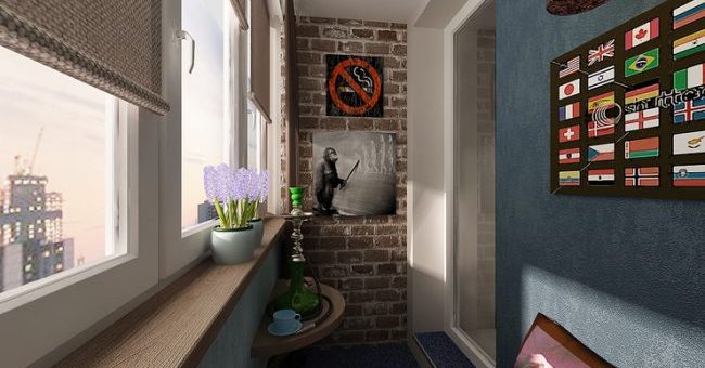 Фото лоджия в стиле лофт – Балкон в стиле лофт: советы по расширению пространства и 70+ стильных реализаций