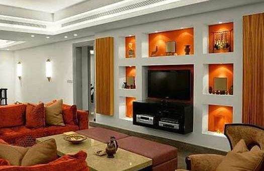 Фото ниша в гостиной – Ниши в стенах из гипсокартона: варианты дизайна и создание своими руками