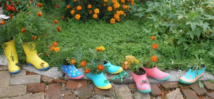 Фото оформления сада своими руками фото