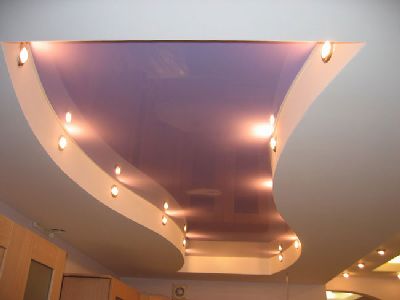 Фото подвесные и натяжные потолки