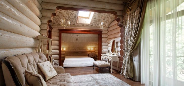 Фото спальня в загородном доме