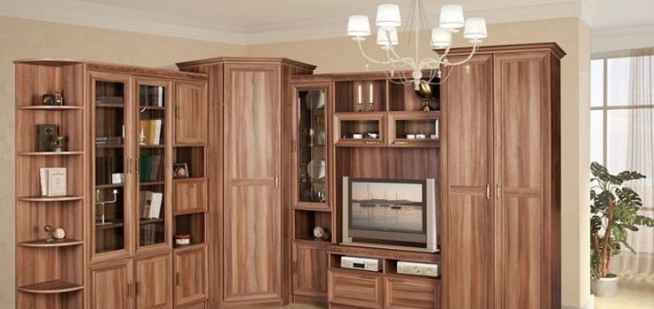 Фото угловая стенка – модели с вместительным шкафом в маленькую комнату, мини-горка, небольшие итальянские стенки для хранения одежды, с партой для школьника