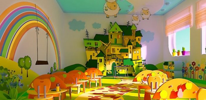 Фотообои для сада детского