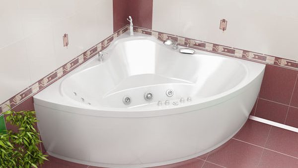 Габариты угловых ванн – Размеры угловой ванной — фотографии стальной, чугунной и акриловой, цена на симметричные и ассиметричные модели