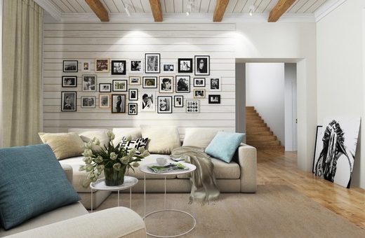 Гостиная в дачном доме фото