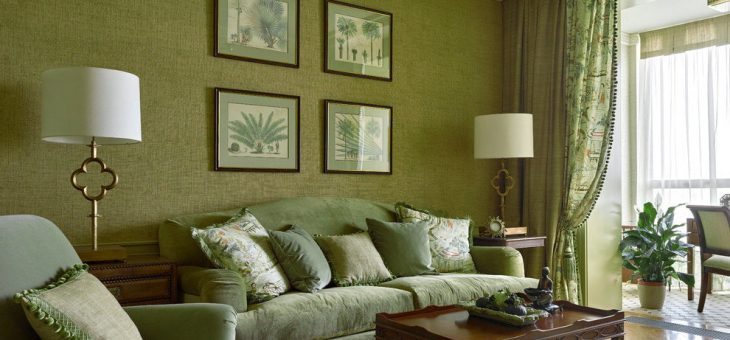 Гостиная в оливковых тонах – Оливковый цвет в интерьере, дизайн квартиры, комнаты, помещения, примеры с фото