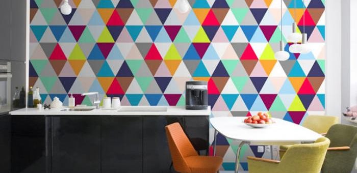 Графические обои для стен – Геометрические обои для стен, купить обои с геометрическим рисунком в Москве