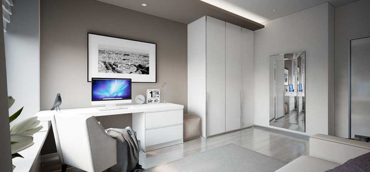 Интерьер комнаты 14 кв м для девушки