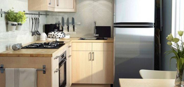 Интерьер маленькой кухни фото 7 кв м – Дизайн кухни 7 кв м фото: интерьер маленькой кухни с холодильником, угловая современная планировка, мебель