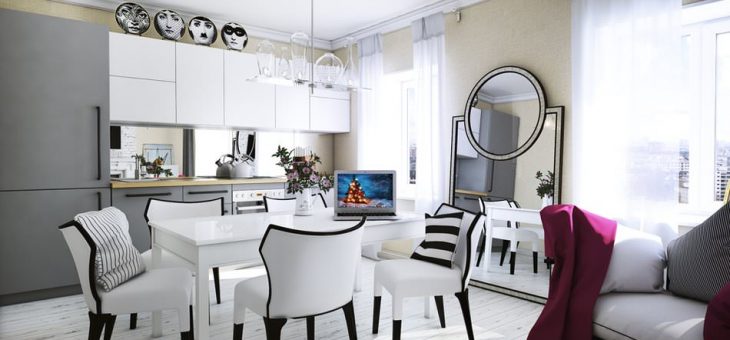 Интерьер современный с элементами классики – интерьеры в классическом и неоклассическом оформлении, красивые примеры, советы по ремонту