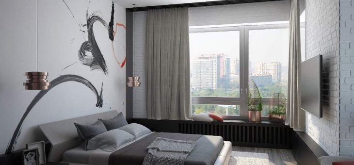 Интерьер спальни в стиле лофт – фото интерьеров маленьких комнат и советы по оформлению дизайна небольшого помещения, выбор мебели и материалы отделки