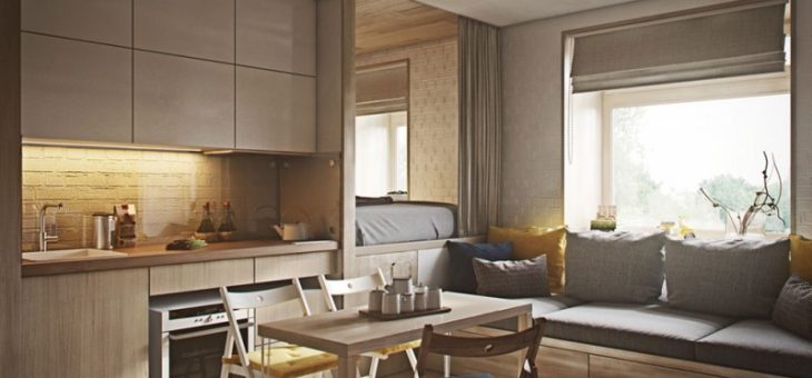 Интерьеры квартир уютные