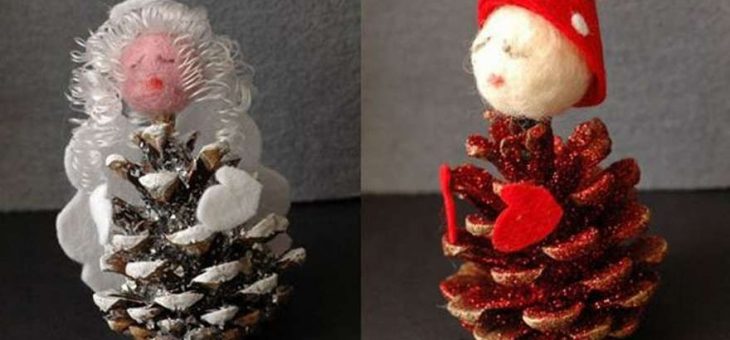 Из шишек вазочка – Новогодние поделки из шишек – 6 самых простых и оригинальных идей