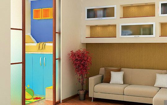 Как комнату разделить на две зоны детскую и взрослую