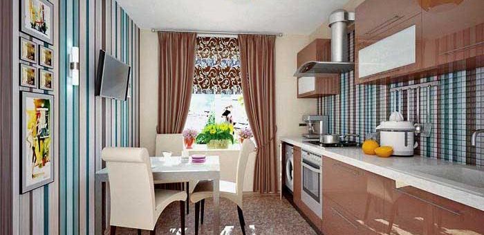 Как подобрать обои для кухни двух цветов – Дизайн кухни — какой цвет обоев выбрать для кухни? Основные правила подбора расцветки обоев для кухни, фото