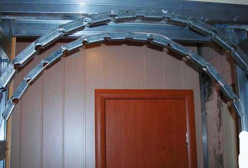 Как сделать арку из гипсокартона на стене