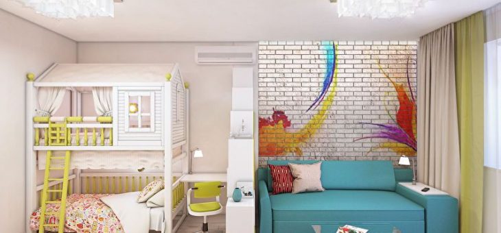 Как сделать детскую и спальню в одной комнате фото – фото дизайна интерьера, сделать комнату с окном, комплекс для взрослого ребенка, принадлежности