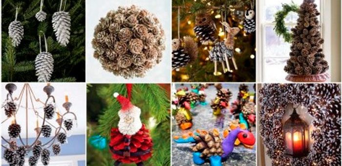 Как сделать поделку из еловых шишек