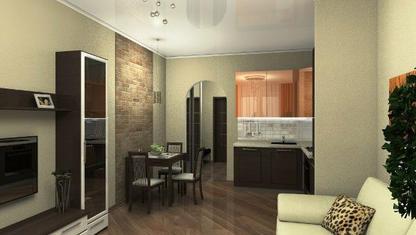 Как сделать ремонт в квартире 26 кв студио